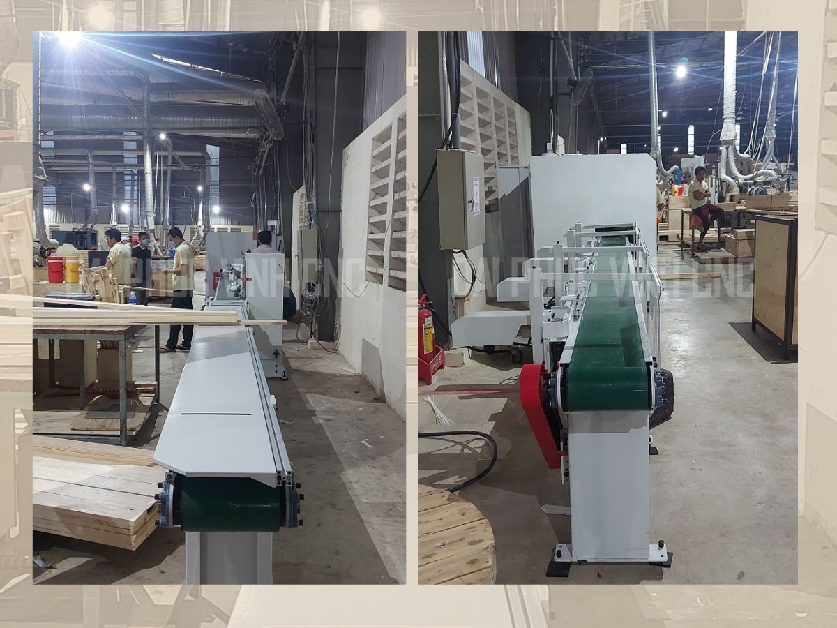 MÁY CẮT KHUYẾT TẬT GỖ CHỌN PHÔI TỰ ĐỘNG 6453