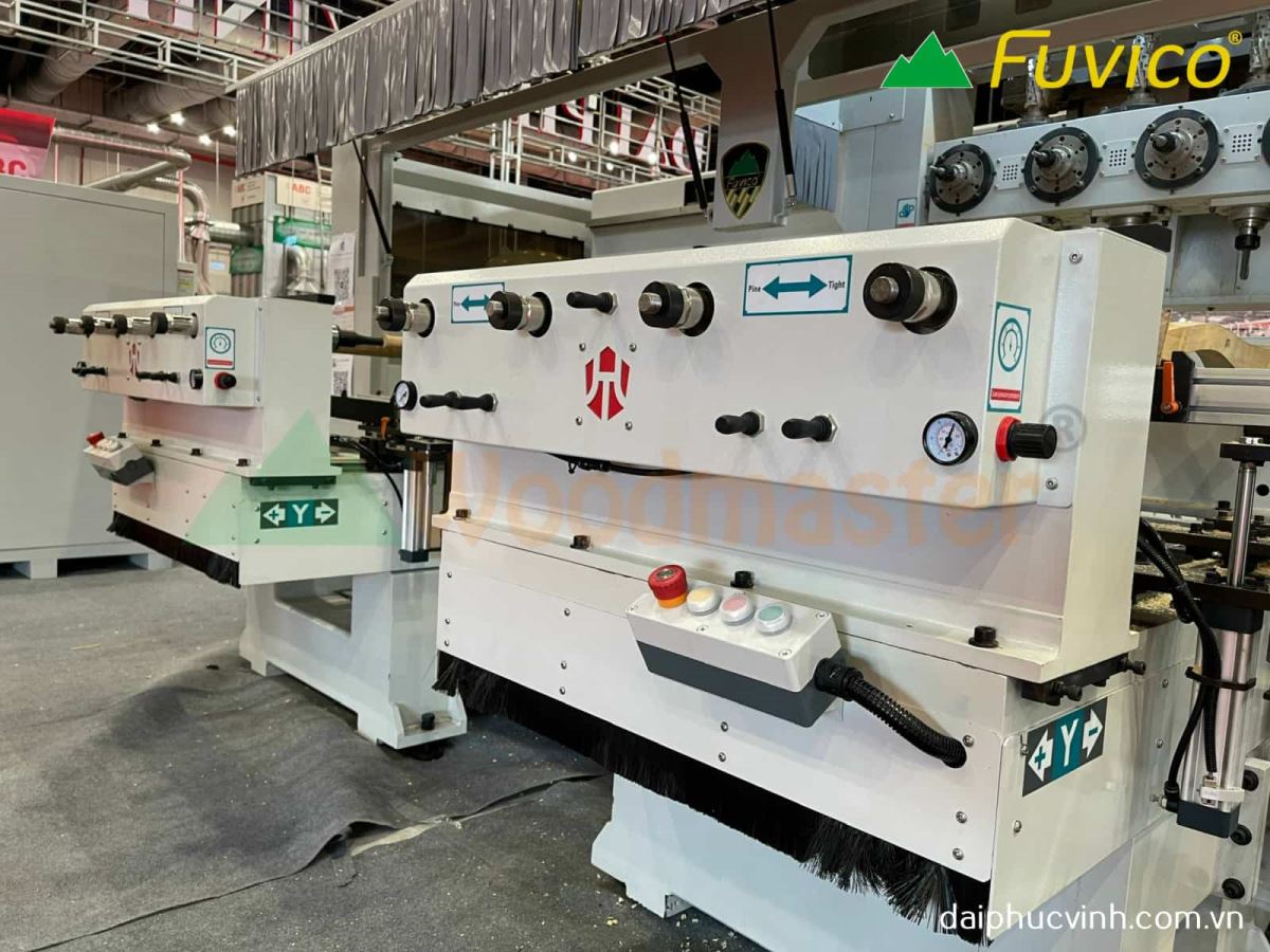 MÁY PHAY CNC 4 TRỤC 16 DAO KẸP XOAY 360 ĐỘ LÀM CHÂN BÀN GHẾ 9371