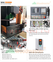 MÁY CNC TRUNG TÂM 2.5D KHOAN 5 MẶT THAY DAO TỰ ĐỘNG 8170