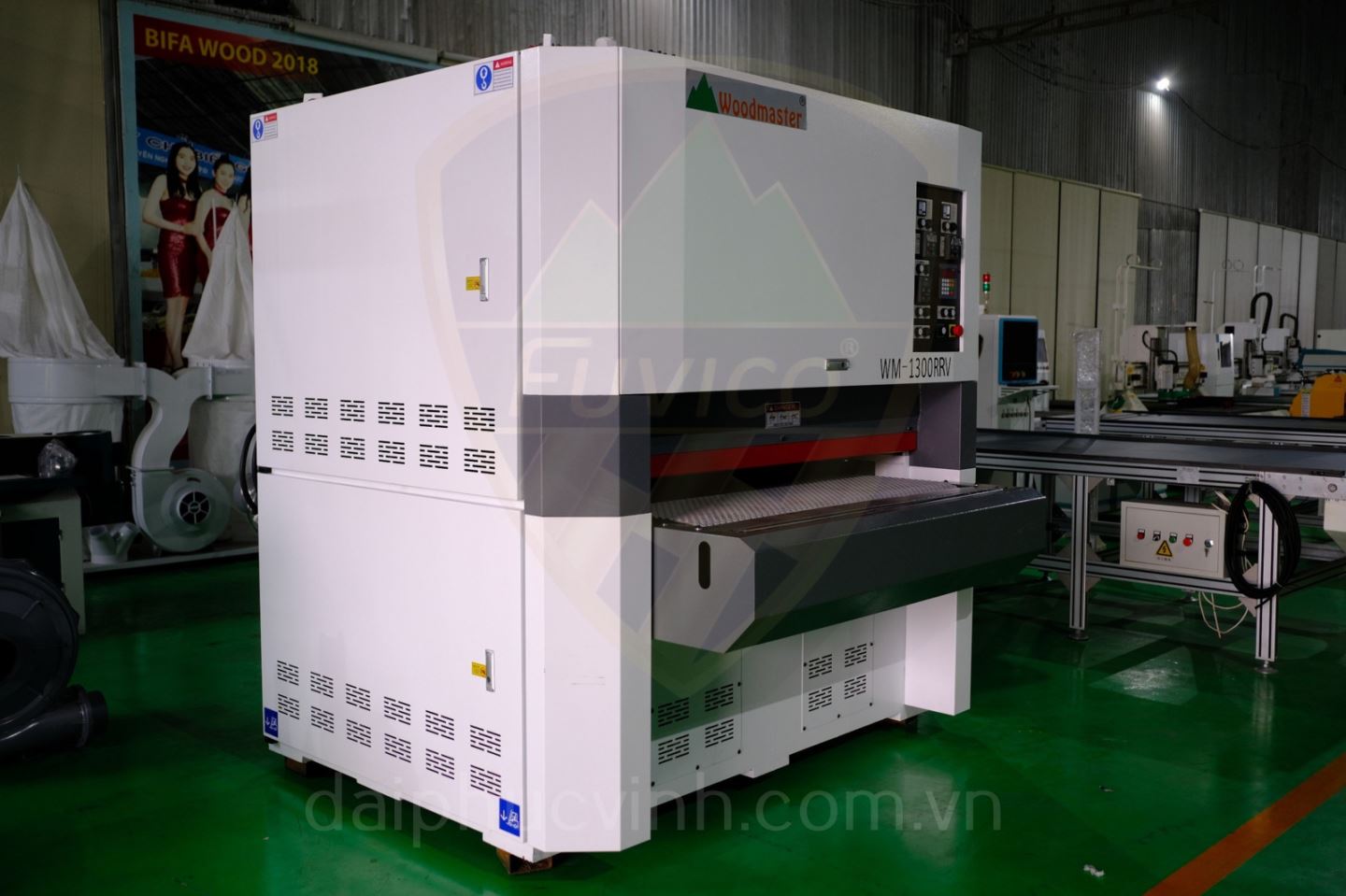 MÁY CHÀ NHÁM VENEER 2 TRỤC 1300mm TĂNG HIỆU SUẤT 11373