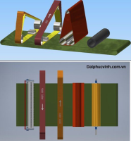MÁY CHÀ NHÁM THÙNG PIANO 4 TRỤC 1300MM 11239