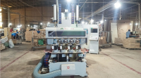 MÁY PHAY CNC 4 TRỤC 16 DAO KẸP XOAY 180 ĐỘ gia công 5 mặt phôi 11190