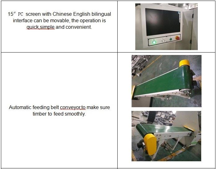 MÁY CẮT KHUYẾT TẬT GỖ CHỌN PHÔI TỰ ĐỘNG 554