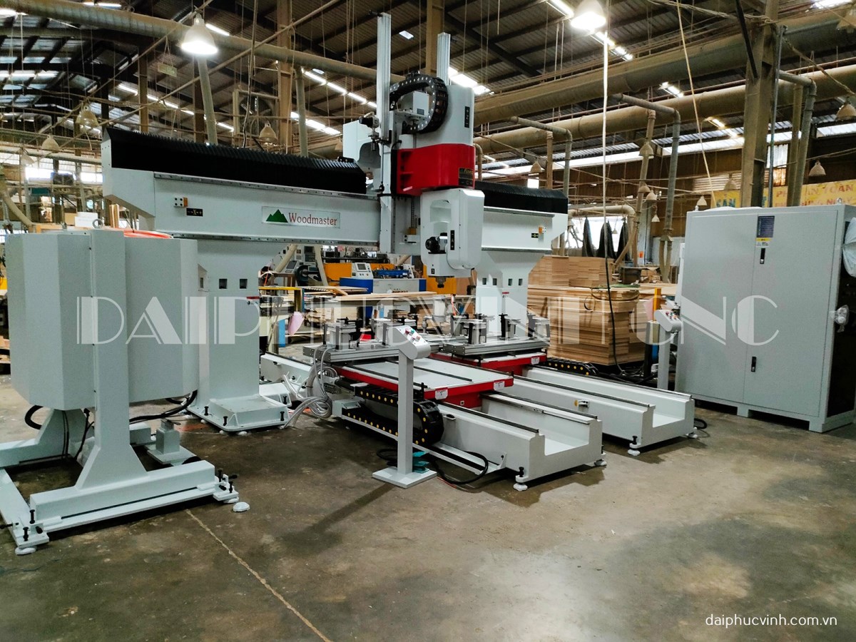 MÁY CNC TRUNG TÂM 3D 5 TRỤC 2 BÀN THAY DAO TỰ ĐỘNG PRO-MASTER-T3 AP 6576