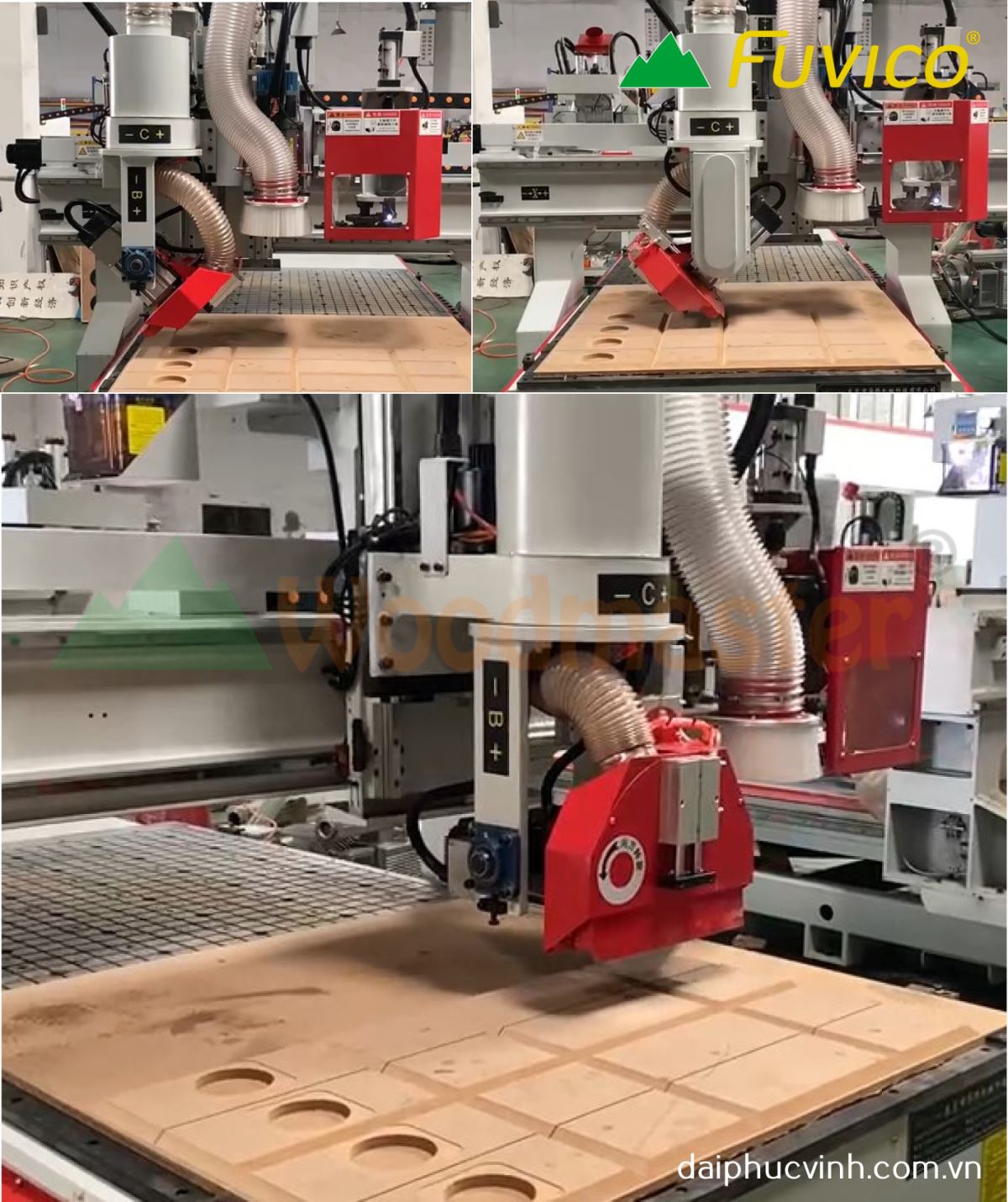 MÁY PHAY CNC TRUNG TÂM + TRỤC CƯA XOAY 5 TRỤC 9273