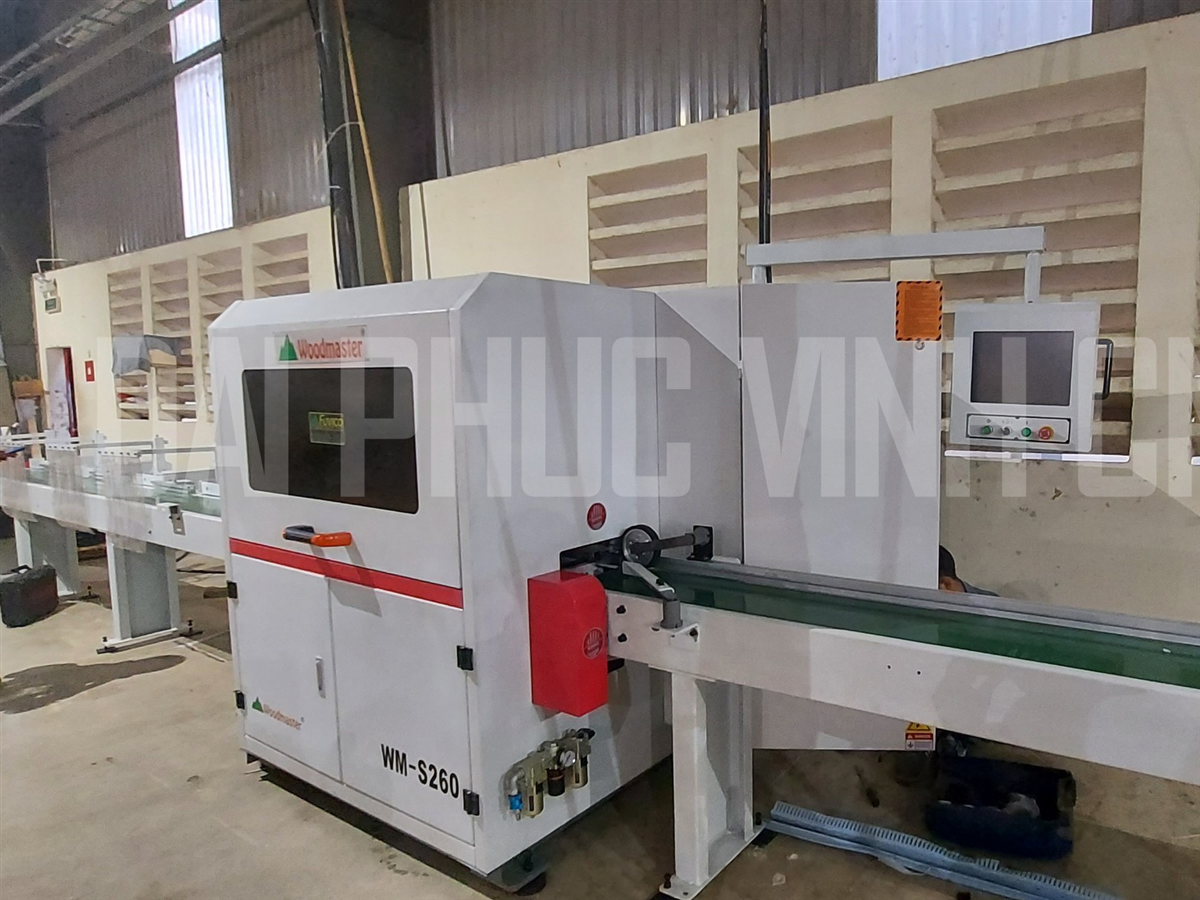 MÁY CẮT KHUYẾT TẬT GỖ CHỌN PHÔI TỰ ĐỘNG 6449