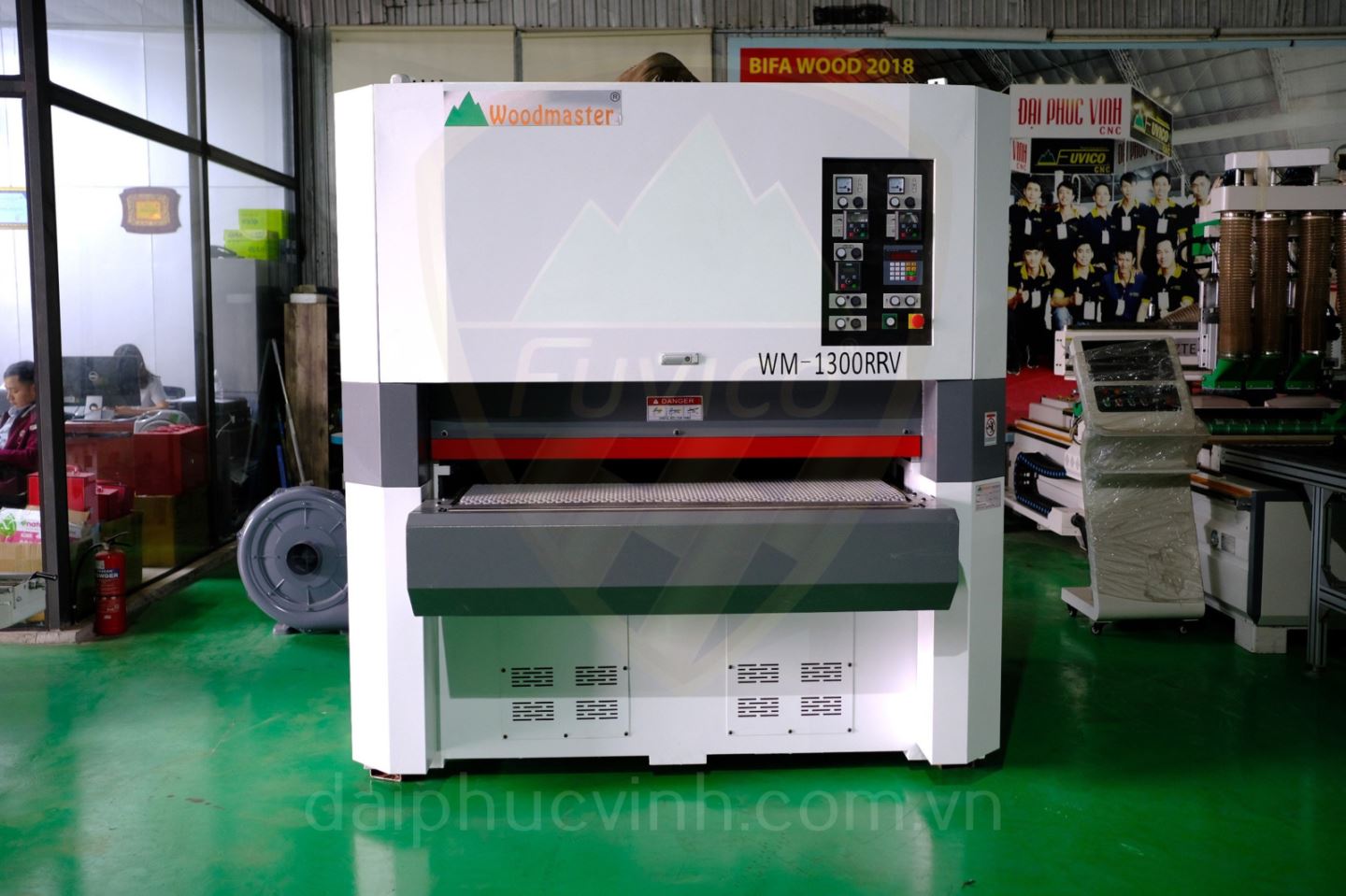 MÁY CHÀ NHÁM VENEER 2 TRỤC 1300mm TĂNG HIỆU SUẤT 11371