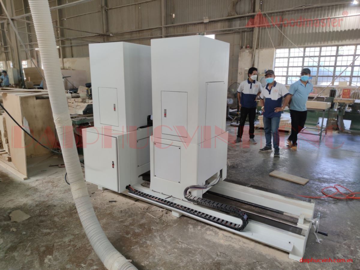 MÁY CẮT GÓC 90 độ 2 Đầu 8195