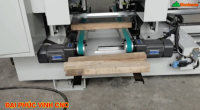 Máy khoan xéo 2 đầu tự đông xử lý được phôi ngắn 8971