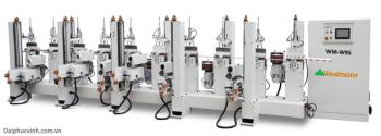 MÁY CHÀ NHÁM 4 MẶT 9 TRỤC