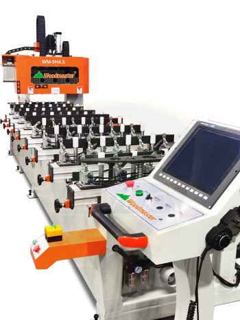 Máy làm mộng âm cnc 5 đầu Plus  WM-5H4.5 ( bàn 4,5m ) 
