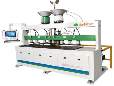 Máy cnc khoan phun keo đóng chốt tự động